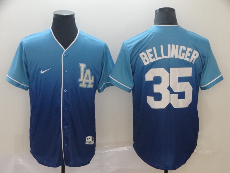 Men's Los Angeles Dodgers Cody Bellinger #35 Blue Jersey